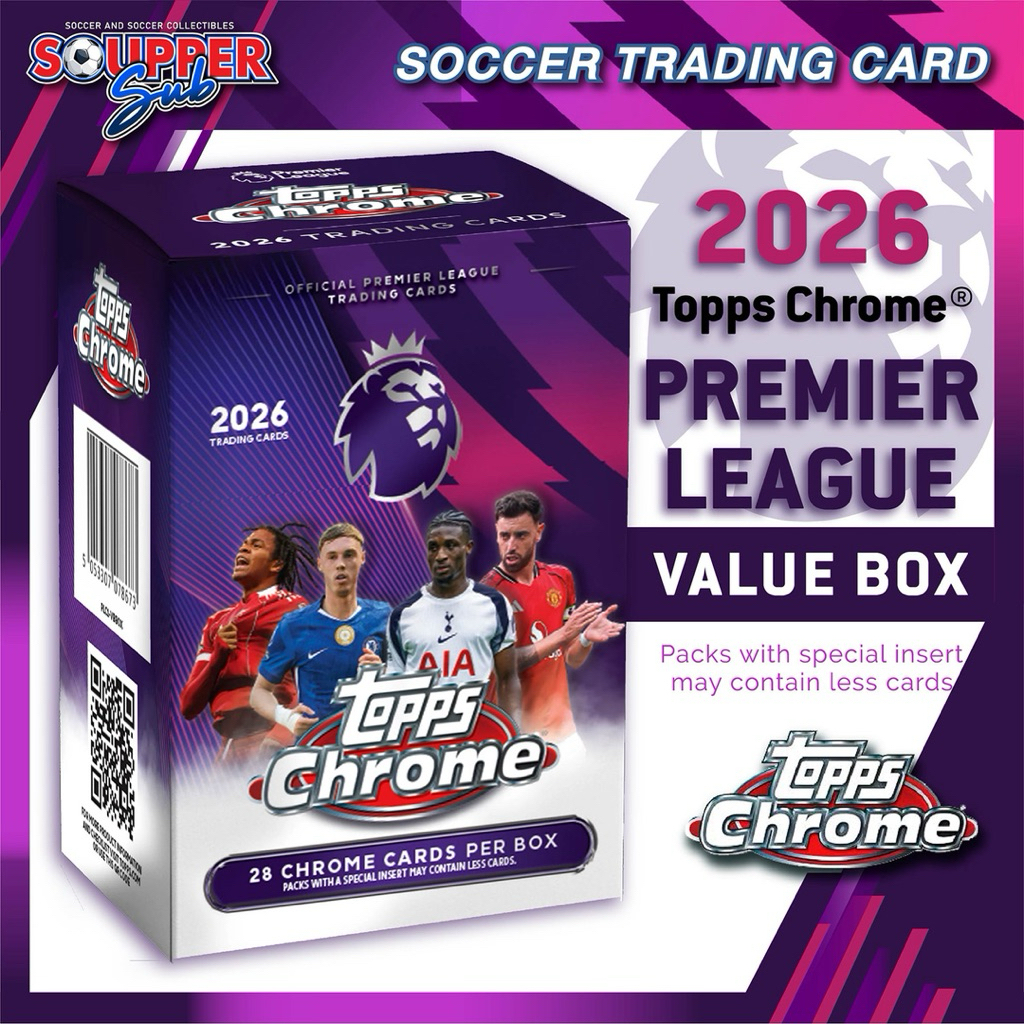 2026 Topps Chrome® Premier League - Value Box