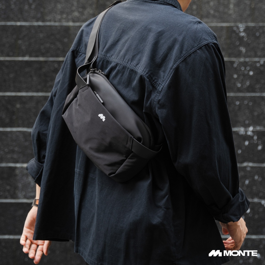 Monte MOOVE กระเป๋าคาดอก กันน้ำ 6 ช่อง ตัวล๊อคแม่เหล็ก ใช้ได้ทุกวัน