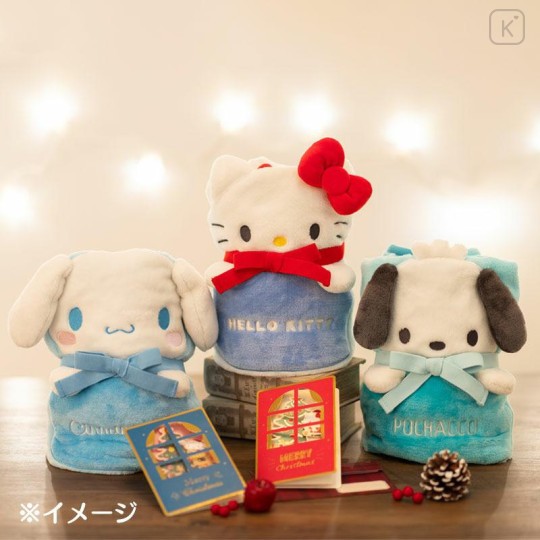ผ้าห่ม Japan MX Sanrio Original Flannel Lap Blanket & Cape Size 110×3×70cm ราคาถูก Shopee Lazada