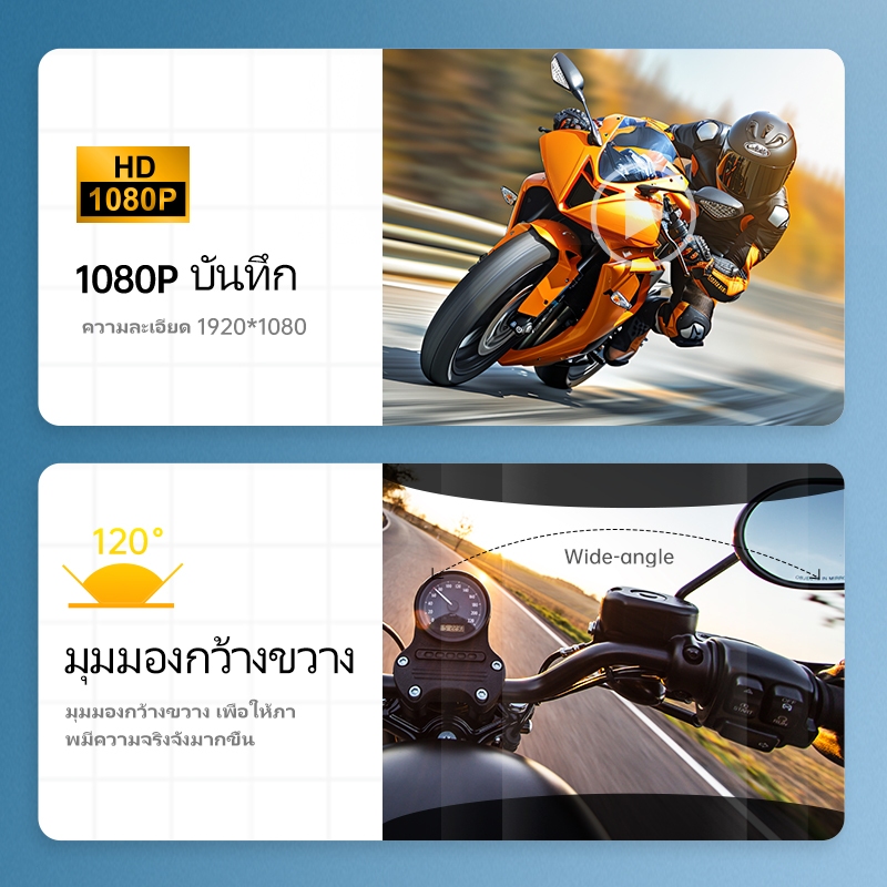(COD)JZAQ Q29 กล้องติดหมวกกันน็อค 1080P HD อินเตอร์คอม เสียงดังมาก บันทึกชัดเจน กันน้ำ ลดเสียงรบกวน CVC DSP SD Card ราคา ถูกที่สุด ดีลบีเคเค แกลเลอรีภาพที่ 2
