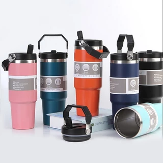 MOJU แก้วเก็บความเย็น 600ml/900ml สแตนเลสแท้ รับประกันไอน้ำไม่เกาะแก้ว ขนาด 30ออนซ์ พร้อมส่งจากไทย สินค้าจริง รูปสุดท้าย