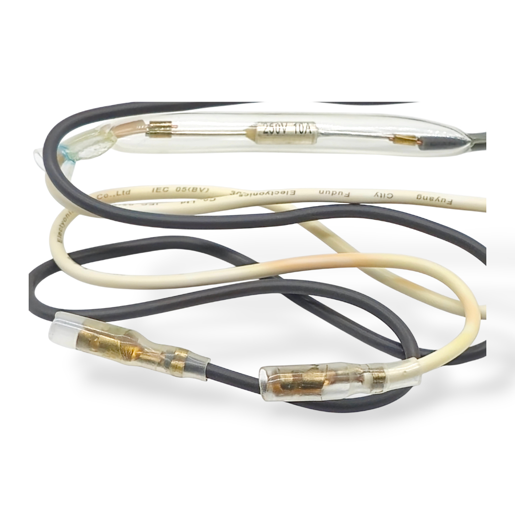 เทอร์โมฟิวส์ตู้เย็น สายเทา-ขาว 250V 10A