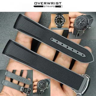 สายนาฬิกาแบบยางรุ่น Curved End Deployant for OXS, RL 20mm, OMG Speed M