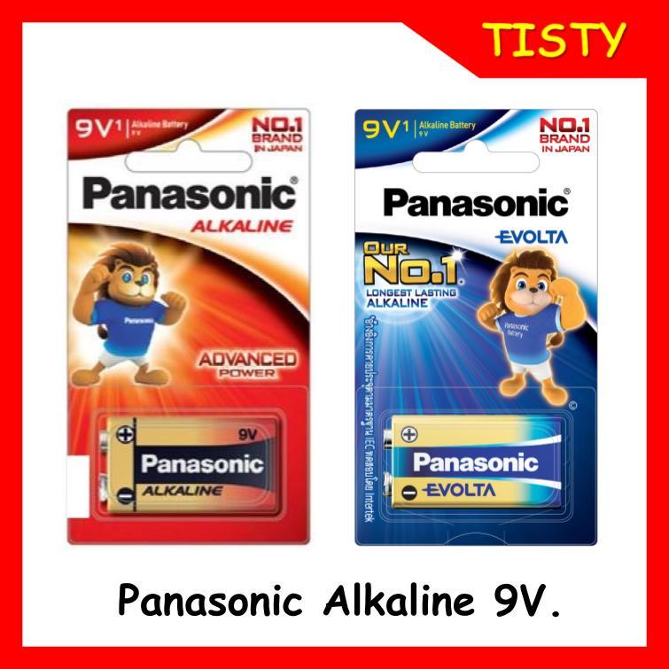 Panasonic  9V. (6LR61T/1B) Alkaline Battery / 9V. (6LR61EG/1BN) Alkaline Evolta Battery