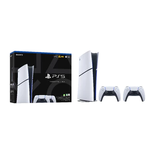 [ไม่มีช่องใส่แผ่น ส่งด่วน] PlayStation : PS5 Slim Console Digital Edition x2 DualSense CFI-2118B01 ประกันศูนย์ Sony ไทย