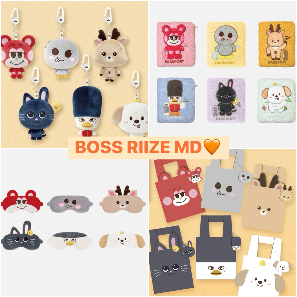 พร้อมส่ง 🛒 BOSS RIIZE Shanghai Limited Official MD - coin pouch / eye patch / eco bag / passport case