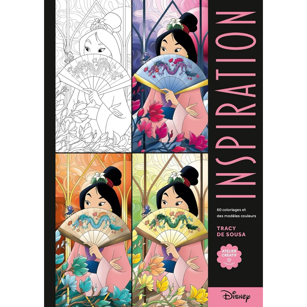 พร้อมส่ง🇹🇭 Tracy de Sousa Inspiration Disney ภาพประกอบแสนสวยของเทรซี เดอ ซูซา ในสมุดระบายสีดิสนีย์ 60หน้าระบายสีจาก30ภาพ