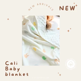 Cali ผ้าห่มกันสะดุ้ง ดอทมิ้ง ผ้าCotton 100% มี 2 ขนาดเล็ก ใหญ่*ป้าย Cali baby