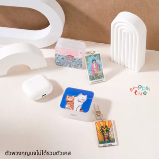 พวงกุญแจ TAROT KEYCHAIN BY SHOPSI พวงกุญแจสำหรับใช้กับเคสหูฟัง AirPods, มือถือ, กระเป๋า