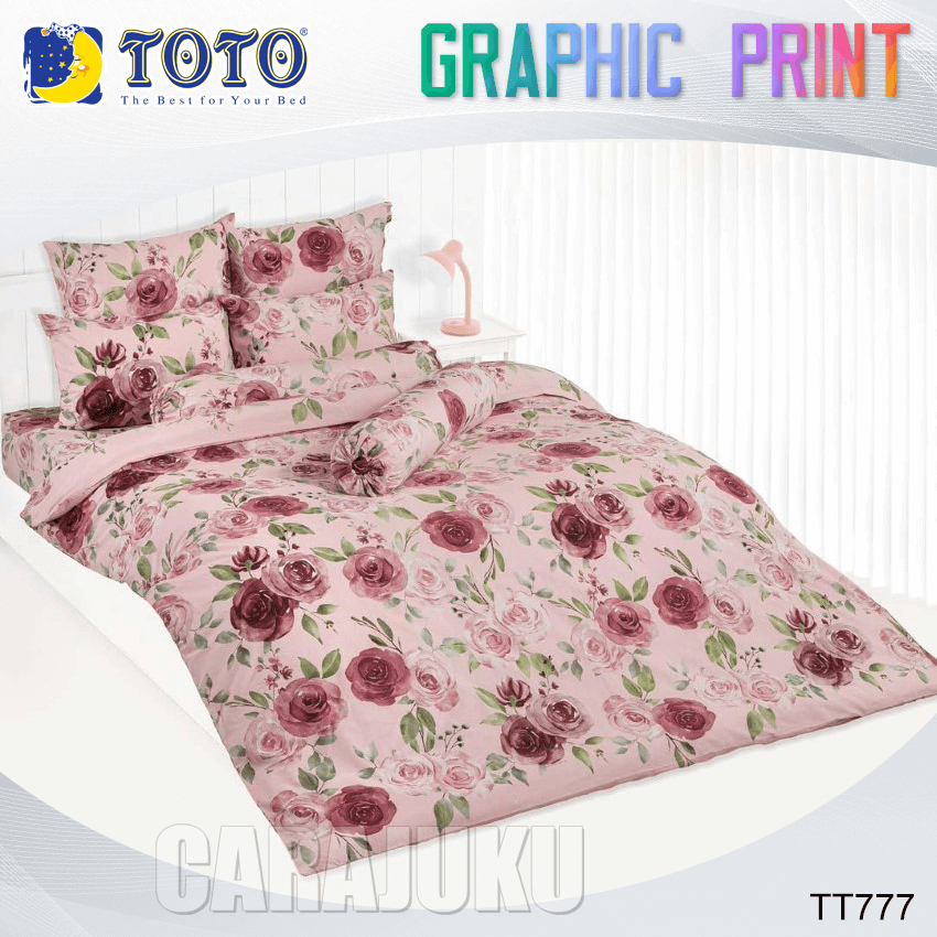 TOTO ชุดผ้าปูที่นอน พิมพ์ลาย ลายกราฟฟิก Graphic TT777 #โตโต้ กราฟฟิก