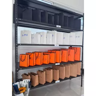 Kraft paperbags หลายขนาด260g หนาขึ้น แข็งแรงขึ้น ถุงของขวัญ ถุงกระดาษคราฟท์ ถุงช้อปปิ้ง ถุงของขวัญ พร้อมส่งทันที