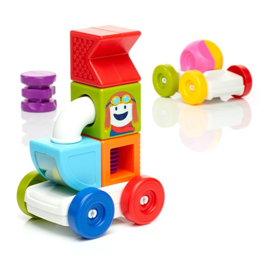 SMART MAX, My First Build & Drive ของเล่นเสริม STEM ตัวต่อแม่เหล็ก สำหรับเด็ก 1 ปี+ ลิขสิทธิ์แท้ — صورة 4