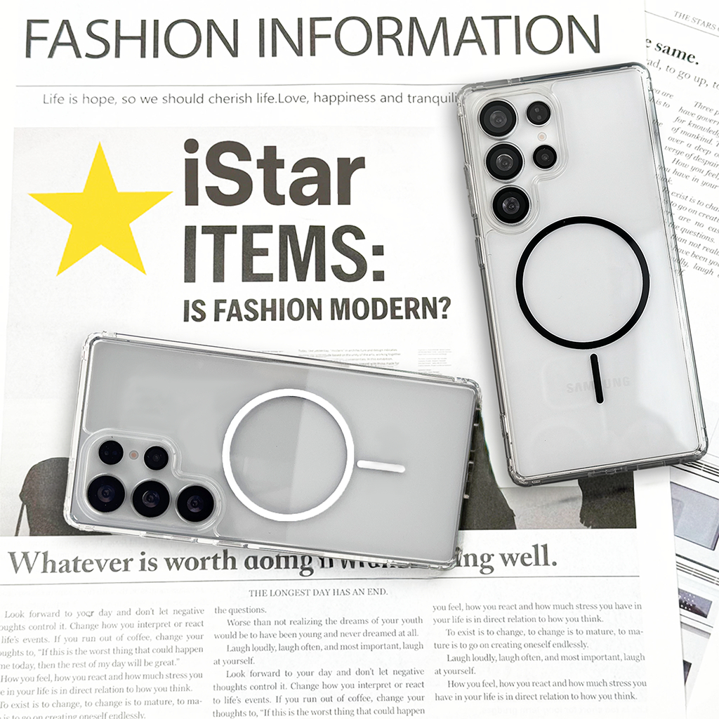 [iStar] เคสใส slim แม่เหล็ก ป้องกันการชน For Samsung S25 ultra s25plus s24plus s24ultra s23ultra s22ultra s24 s25