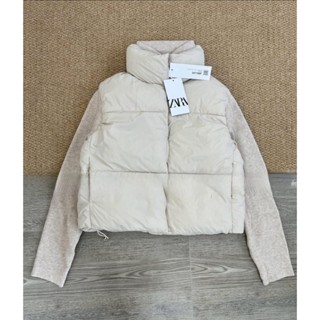 ✨มีส่งด่วน⚡️✨ZARA CROPPED PUFFER JACKET แท้💯