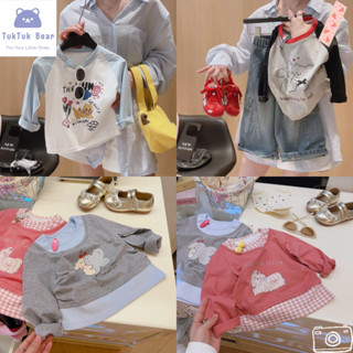 เสื้อแขนยาวเด็กผู้หญิง เสื้อแขนยาวเด็กน่ารัก  พิพม์ลายน่ารัก…