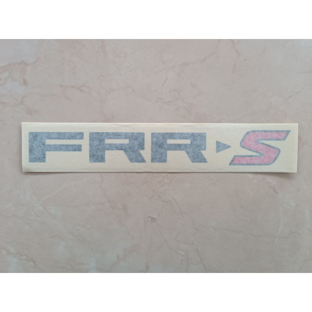 สติกเกอร์ติดรถ FRR-S รุ่นEURO5 แท้ห้าง ราคาต่อ 1 แผ่น