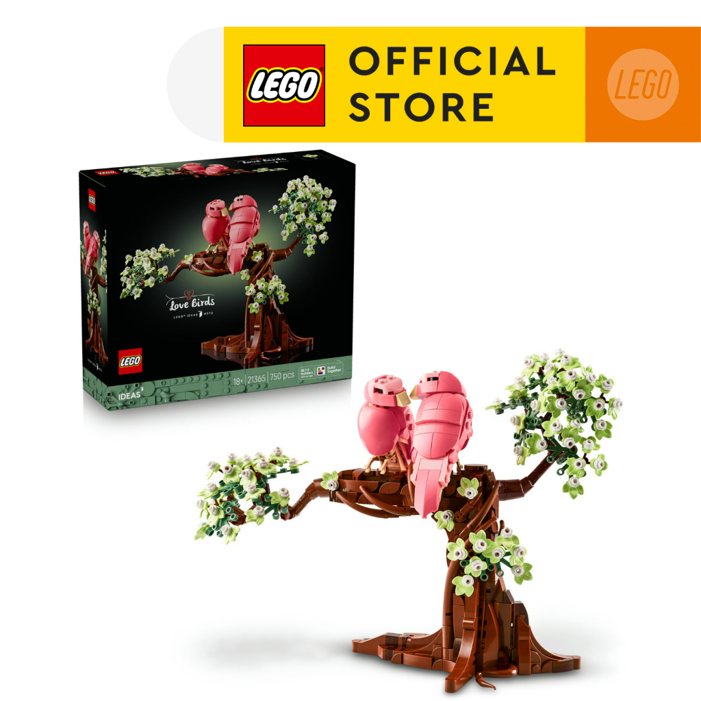 LEGO Ideas 21365 Love Birds Building Set - Bird Decor (750Pcs.), Building Blocks, Kids Toy