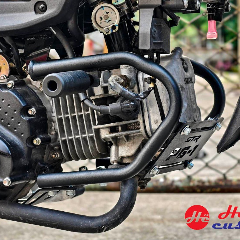 แคชบาร์ การ์ดใต้เครื่อง + กันล้มข้าง V1  YAMAHA PG-1 การ์ดเครื่อง ใต้เครื่อง สำหรับติดตั้ง PG1