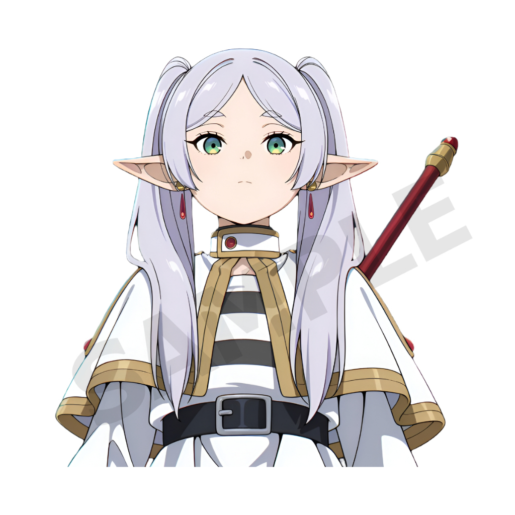 Frieren Anime สติ๊กเกอร์ 2 แผ่น V02 อนิเมะ สติ๊กเกอร์