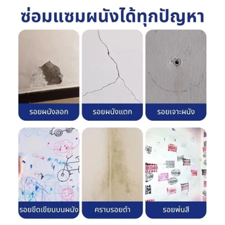 ครีมซ่อมแซมผนัง 250 มล กันน้ำ กันความชื้น กันเชื้อรา เครื่องมือสำหรับซ่อมรูและรอยแตก ทนทาน จัดส่งทันที