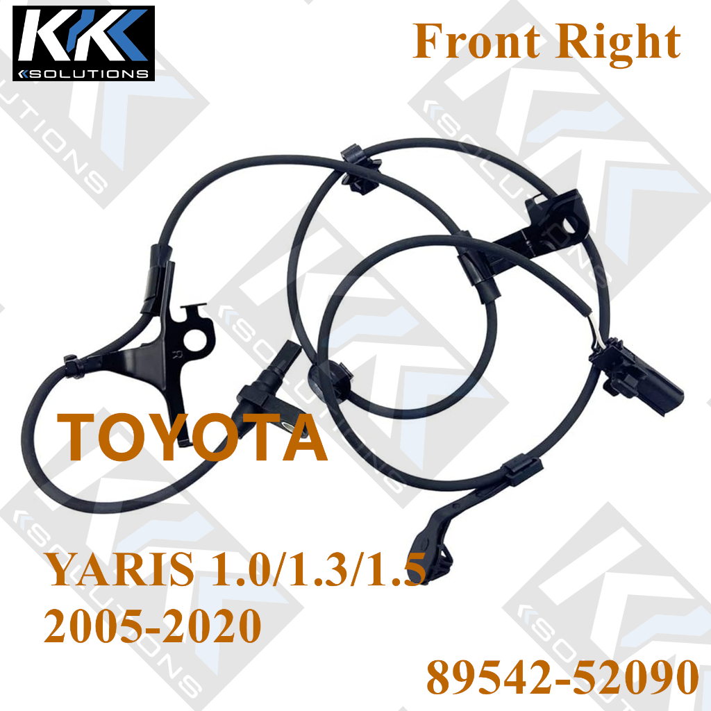 [Kksolutions] เซนเซอร์ ABS (หน้าขวา) 89542-52090 โตโยต้า YARIS VERSO VIOS 2005-2020 1NR-FE 1NZ-FXE 1