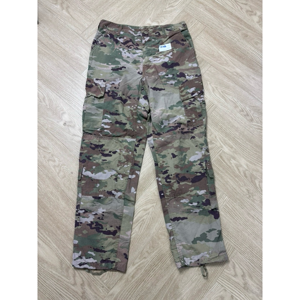 เอว34-36  ยาว44  กางเกงทหารอเมริกาแท้ ลายพราง งานกอฃทัพ USA ลายมัลติแคม ACU วูดแลนด์ ผ้าหนา ทนทาน #H