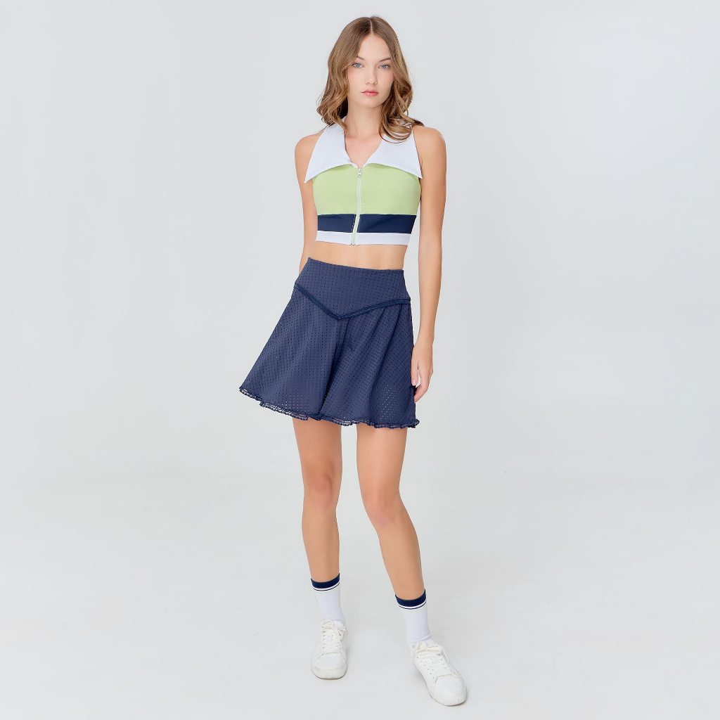 Janesuda x Wakingbee Court Skorts กระโปรง เทนนิส กอล์ฟ พร้อมซับในขาสั้น ผ้าฉลุ แต่งริมลูกไม้ มีกระเป๋าซ่อน ราคา ถูกที่สุด ดีลบีเคเค แกลเลอรีภาพที่ 8