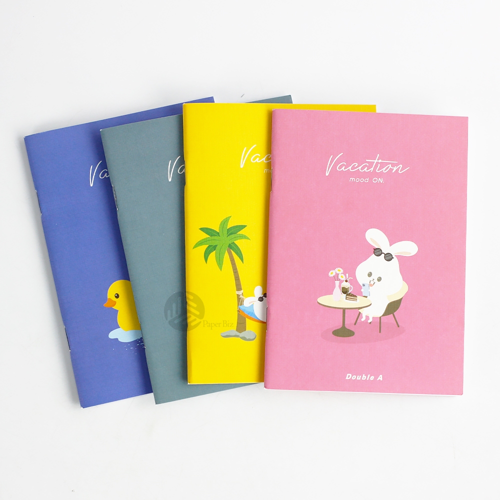 Double A สมุดบันทึก สมุดโน๊ต (คละลาย) ขนาด A6 80แกรม 24แผ่น - รูปที่ 4