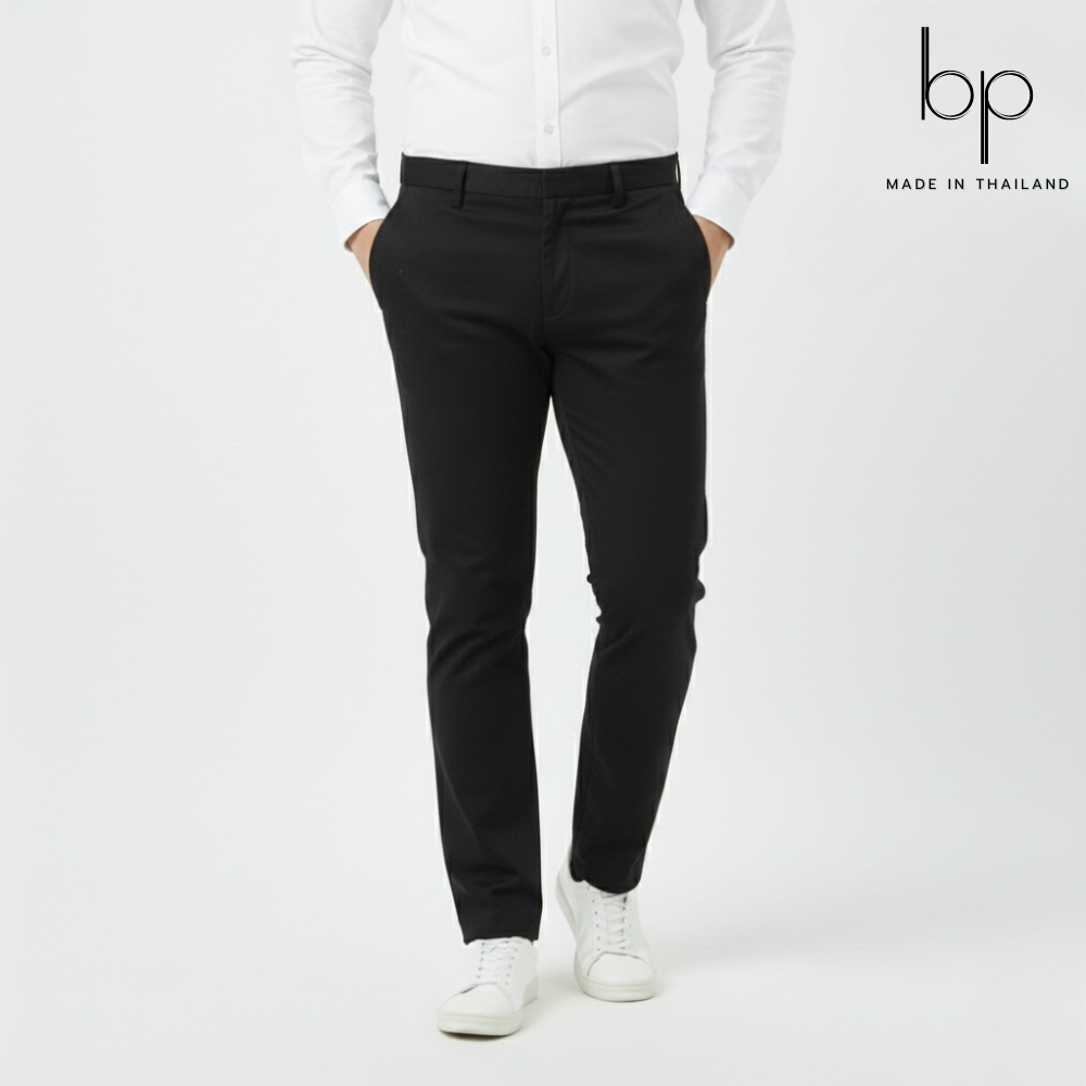 bp กางเกงสแล็คสีดำผ้ายืดcotton นุ่มใส่สบายมาก สุดคุ้มมี Sizeใหญ่28 - 52"