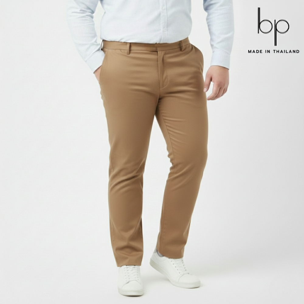 กางเกงสแล็คขายาวผ้ายืด (บิ๊กไซส์ 6สี เอว38-52 ) ทรงกระบอกเล็กเกรดพรีเมี่ยม ใส่สบายไม่อึดอัด ราคา ถูกที่สุด ดีลบีเคเค แกลเลอรีภาพที่ 7