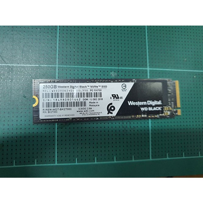 drive nvme WD Black 250GB