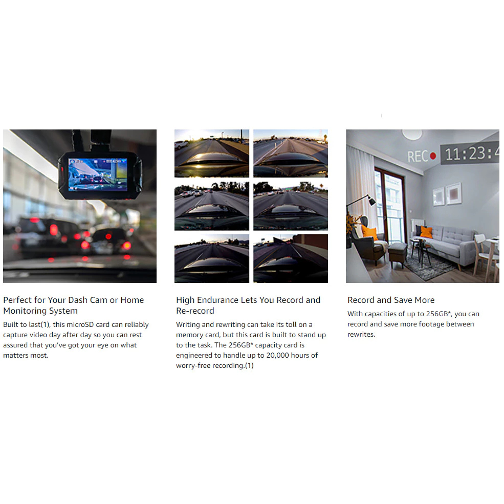 ซื้อ 1 แถม 1 s­a­n­d­i­s­k­ High Endurance Micro SDXC 64GB [100/40MB/s] UHS-I Class10 U3 V30 Memory card(SDSQQUR) - รูปที่ 2