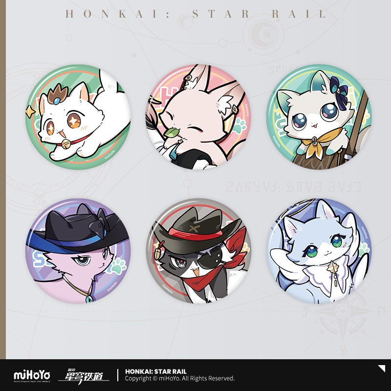[ พร้อมส่ง / Official ] Honkai Star Rail Light Cone Badge ฮงไค สตาร์เรล เข็มกลัด LC The Herta Ratio Blade Kafka Acheron