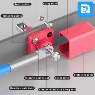 ขั้วไฟแบตลิเธียม เทอมินอล กระแสสูง 50A 120A 150A 200A 300A 400A 500A Connector Terminal