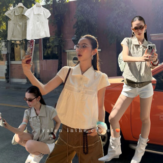 ส่งด่วน 🛵 #26C015 MMFISH 𝗠𝗔𝗥𝗬 𝗚𝗜𝗥𝗟 𝗕𝗔𝗕𝗬𝗗𝗢𝗟𝗟 𝗧𝗢𝗣 เสื้อคอปกที่…