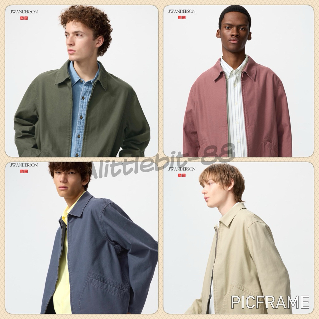 !!เสื้อแจ็คเก็ด Uniqlo Blouson มีซิป (Unisex) & JWA Collection