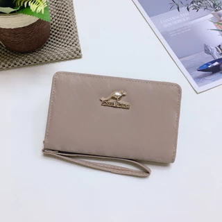 M65#กระเป๋าสตางค์หนึ่งซิปใบกลางมีช่วงใส่บัตรงทั้งหมด4ช่อง. กระเป๋ายาว16CM รุ่นใหม่มีสายคล้องมือทุกใบค่ะ