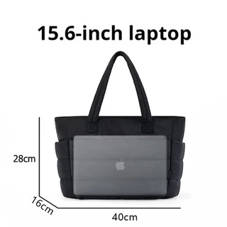 พร้อมส่งจากไทยกระเป๋าถือสุภาพสตรีแฟชั่นกันน้ําTote Bagกระเป๋าบุนวมลําลอง, กระเป๋าสะพายไหล่ผู้โดยสารความจุสูงกัน