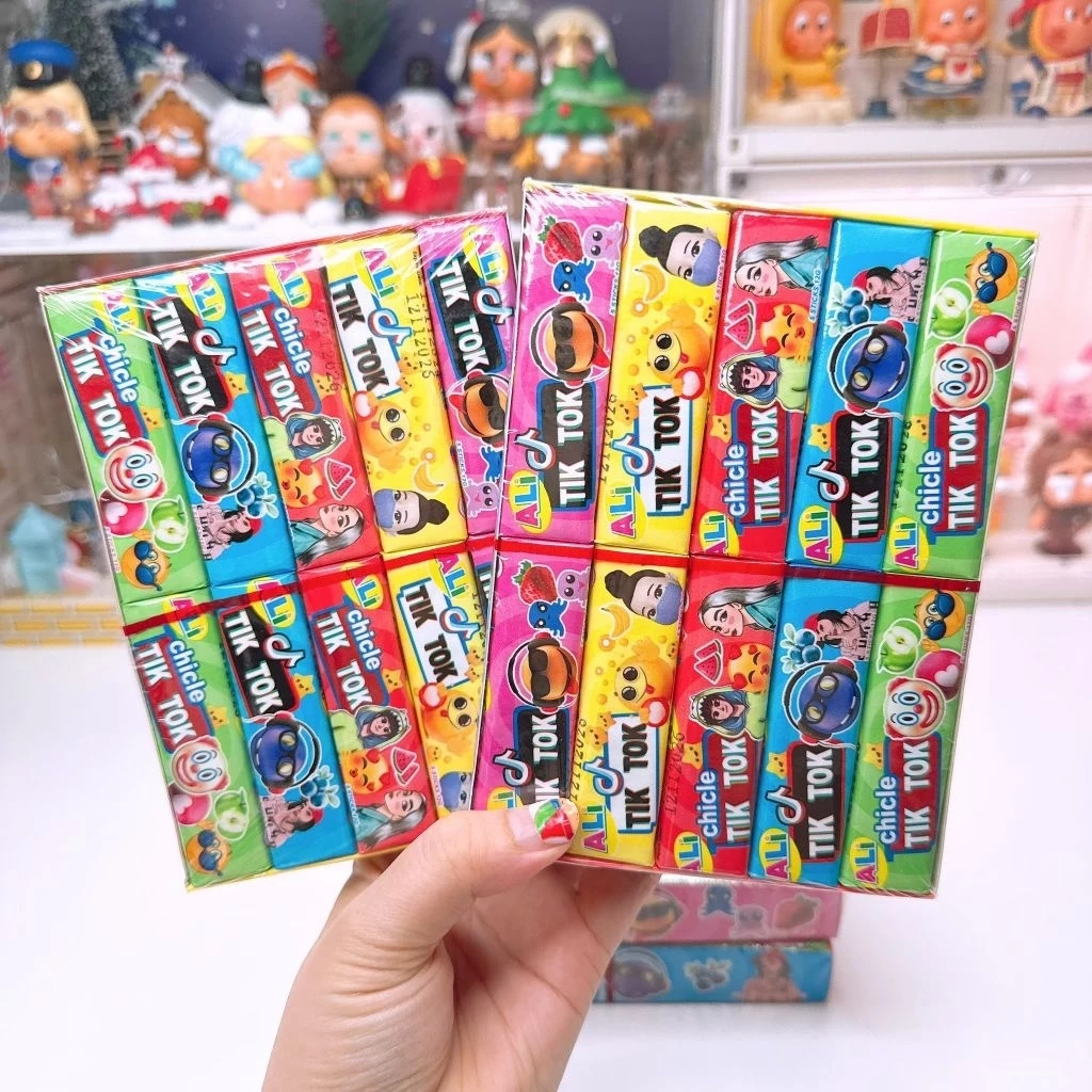 หมากฝรั่งผลไม้ tiktok มีอย.ไทย <1 กล่อง 20 ชิ้น>
