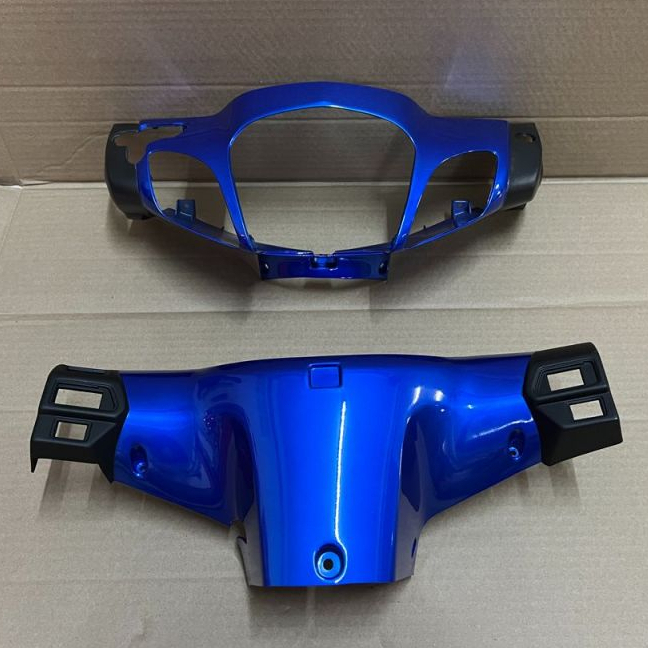 ชุดหน้ากากหน้า หน้ากากหลัง Wave125S หัวเถิก ดิสก์หน้า Wave 125S หัวกลม สีน้ำเงิน