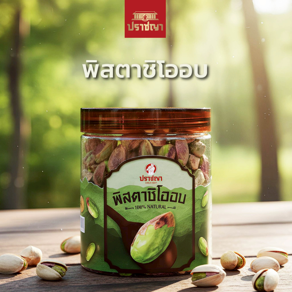 ปราชญา พิสตาซิโอ พิสตาชิโออบแห้ง คัดพิเศษ เกรดA ของว่างสำหรับคนรักสุขภาพ สายเฮลตี้ 150 กรัม ทานได้ทุกเพศ ทุกวัย