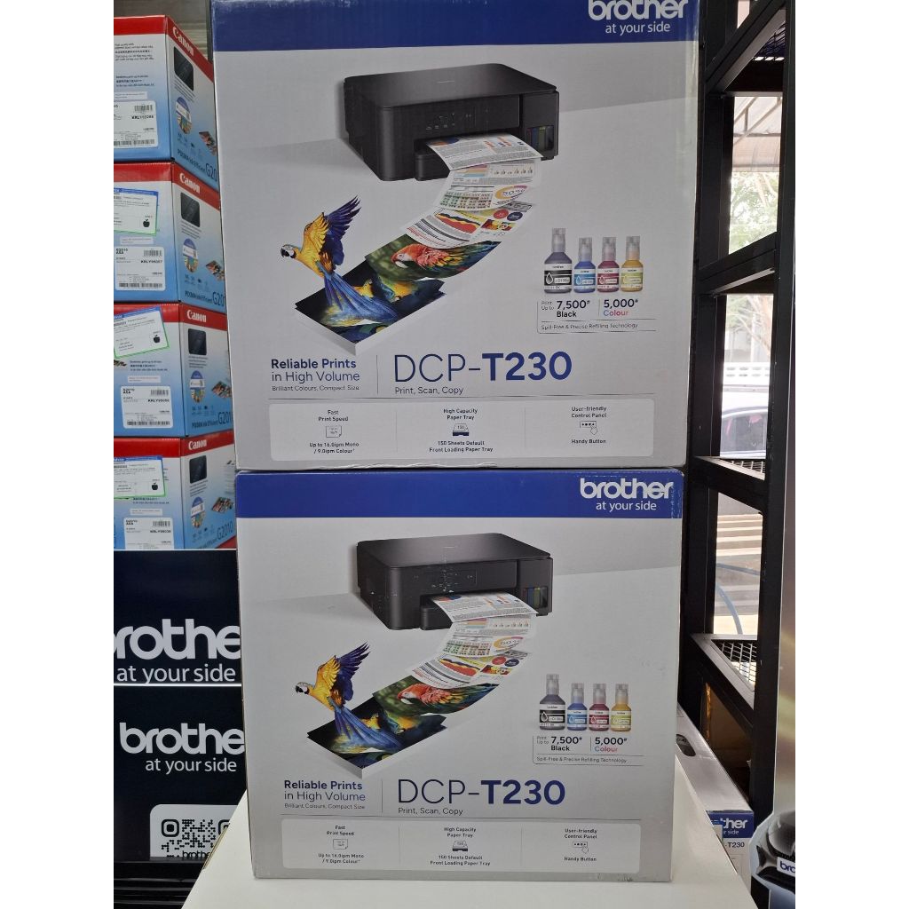 เครื่องพิมพ์อิงค์แท็งค์ Brother DCP-T230 พร้อมหมึกแท้