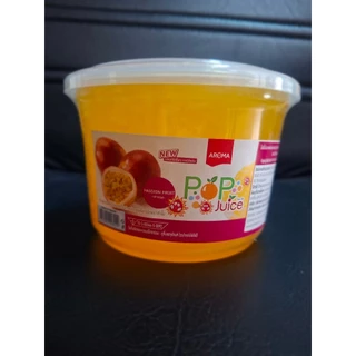 Aroma ไข่มุก รสผลไม้ ป๊อบจู้ส Pop Juice (บรรจุ 0.95 กิโลกรัม / 1กระป๋อง )
