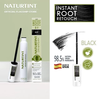 Naturtint Instant Root Retouch (Black) มาสคาร่า ปิดผมขาว เติมโคนผม (ดำ) ธรรมชาติ ออแกนิค ปิดผมขาวเร่งด่วน ปริมาณ 10 ml