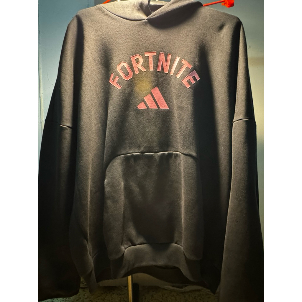 adidas Lifestyle adidas x Fortnite Future Icons Small Logo Hoodie Men Black JV9950มือสอง