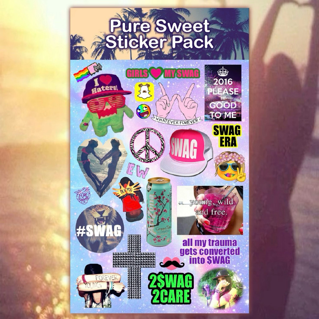 Pure Sweet สติกเกอร์ 2016 Sticker Pack