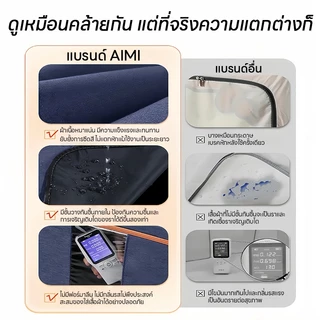 Aimi กล่องเก็บของ อเนกประสงค์ พับได้ กันฝุ่น ลังเก็บของ จัดเก็บ ผ้าห่ม เสื้อผ้า ประกอบด้วยกรอบโลหะ