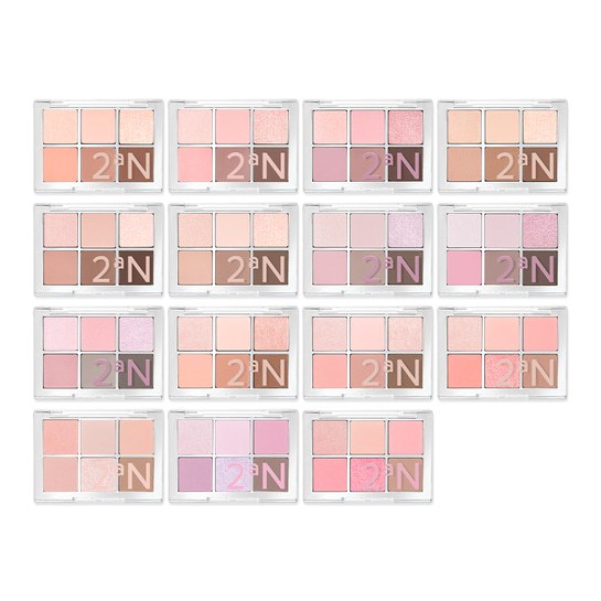 2AN BETTER ME EYE PALETTE ทูเอเอ็น พาเลทแต่งตา 6 สี ใน 1 พาเลท ราคา ถูกที่สุด ดีลบีเคเค แกลเลอรีภาพที่ 6