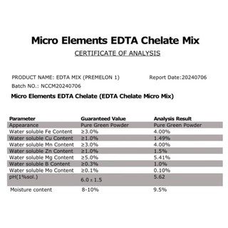🔥 Pre-Melon Chelate ผงจุลธาตุคีเลตรวม ธาตุอาหารรอง+เสริม บำรุงต้น เร่งโต เร่งเขียว บรรจุ 25กก.
