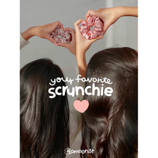 Lamoonist • FLUFFY • (ผมหนามาก) • EXTRA thick hair scrunchie • ยางมัดผมซาตินสีพื้น